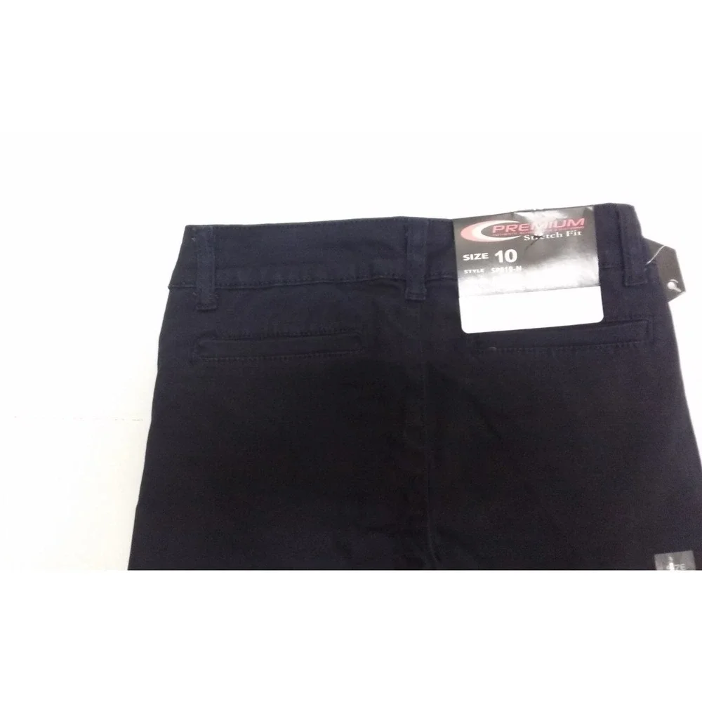 Girls Uniform Pants by Premium Wear Skinny Black Size 12 New With Tags